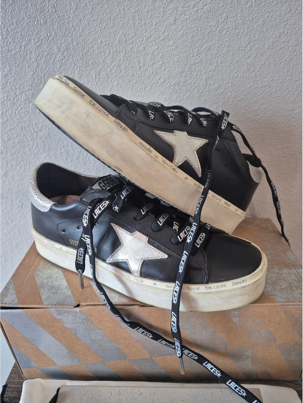 Golden Goose Hi Star Sneakers Size 39 - Picture 5 of 8